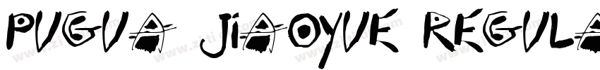 Pugua Jiaoyue Regula字体转换